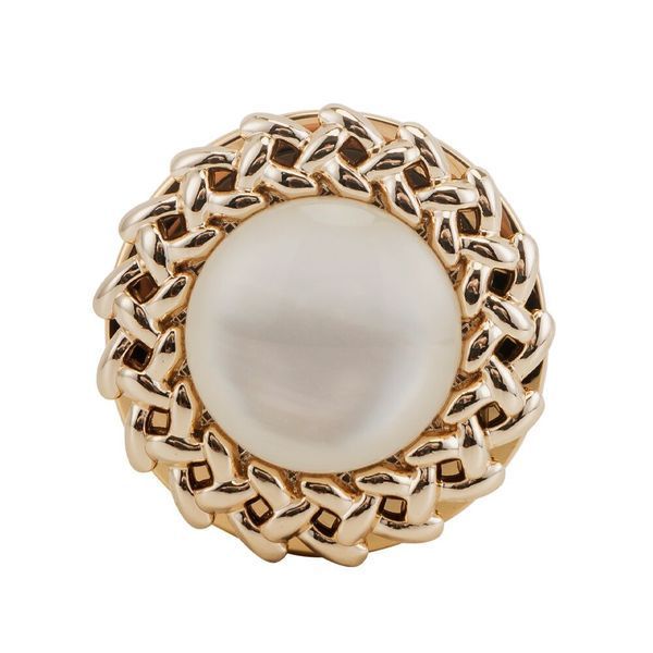 Металева анальна пробка LOCKINK SEVANDA Pearl Pear-shape Anal Plug, зі штучною перлиною SX0887