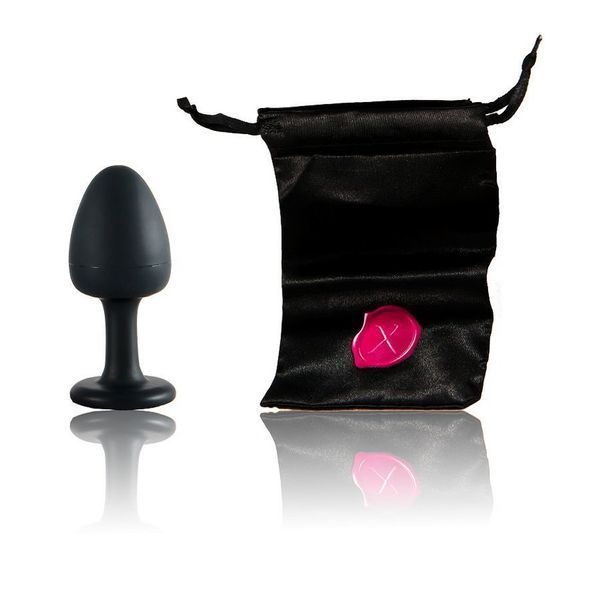 Анальная пробка Dorcel Geisha Plug Ruby M с шариком внутри, создает вибрации, макс. диаметр 3,2см MD1236
