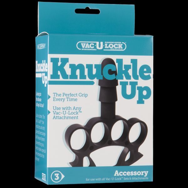 Держатель-кастет Doc Johnson с креплением Vac-U-Lock - Knuckle Up для игрушек SO2795