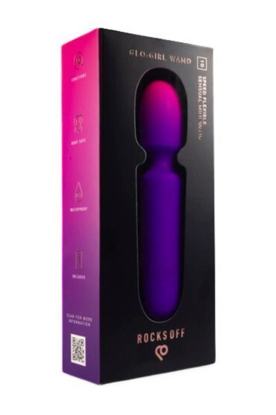 Вібромасажер Rocks Off Glo Girl - Wand SX2682