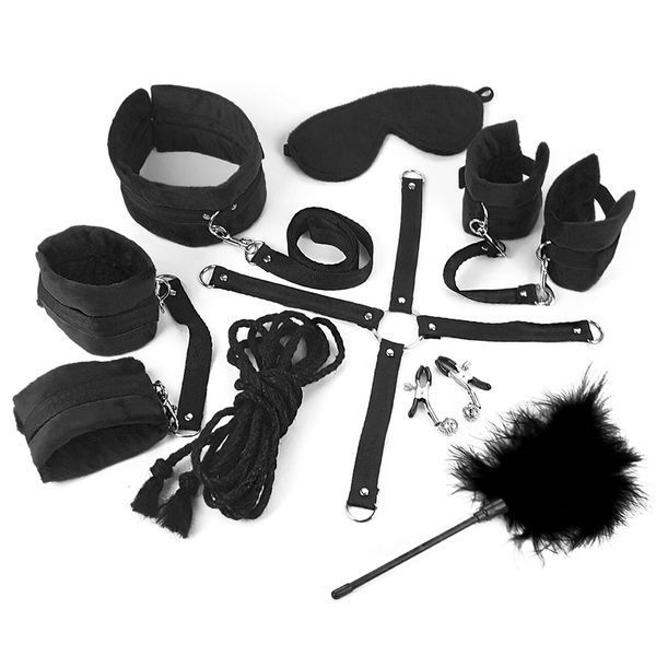 BDSM-набір Art of Sex &ndash; Soft Touch BDSM Set, чорний, 9 предметів SO6598
